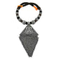 Artisan Statement Necklace Solid 925 Silver Handmade Temple Jewelry