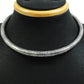 925 Solid Sterling Silver Collar Necklace Tribal Jewelry
