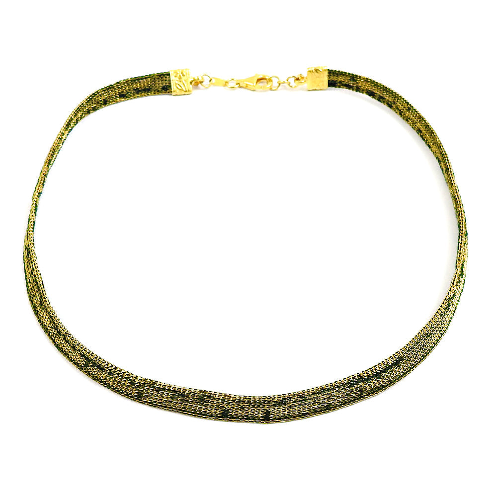 Indian Jewelry 925 Solid Sterling Silver Ethnic Cluster Necklace