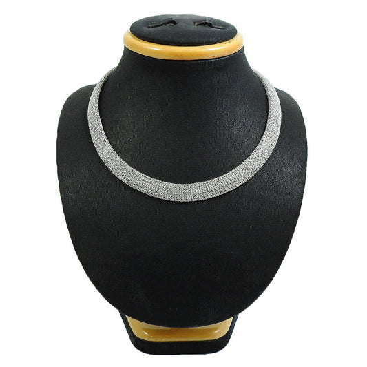 Cluster Necklace 925 Solid Sterling Silver Handmade Jewelry