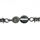 HANDMADE 925 Solid Sterling Silver Jewelry Oxidized Victoria Coin Necklace