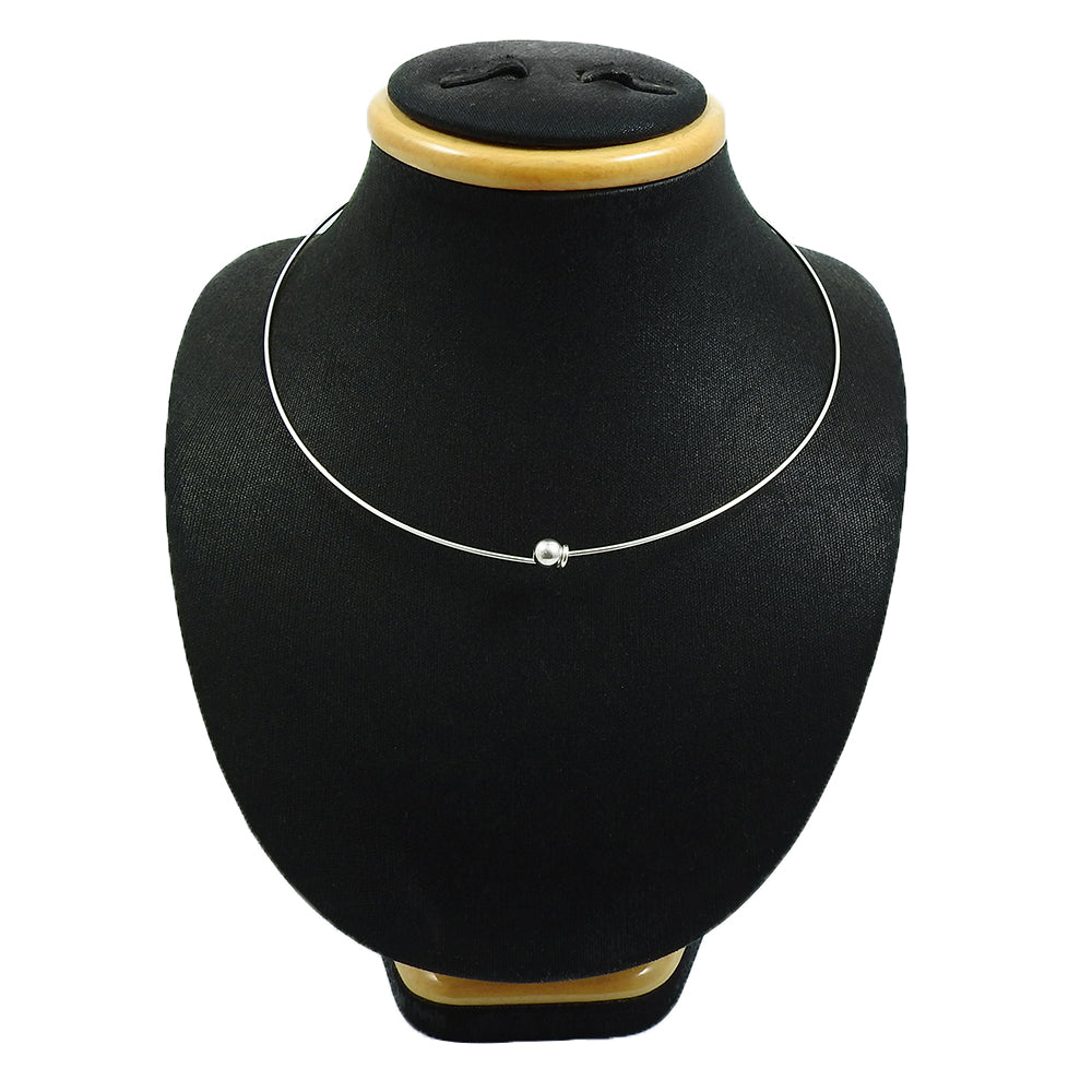 Indian Jewelry 925 Solid Sterling Silver Wire Necklace