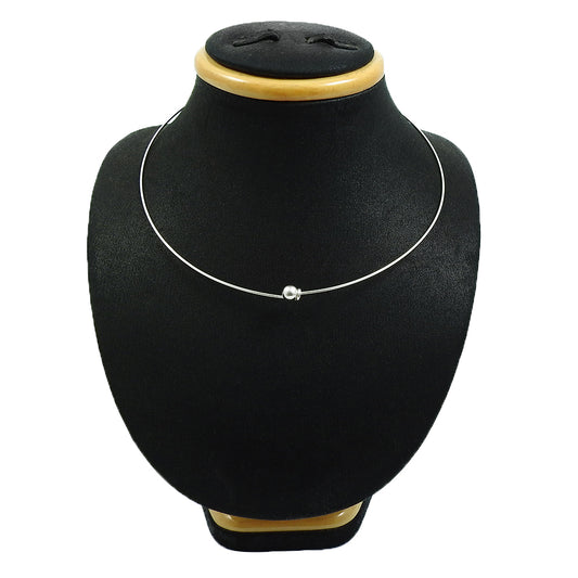 Indian Jewelry 925 Solid Sterling Silver Wire Necklace