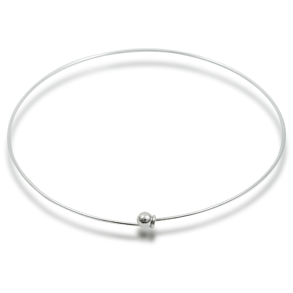 Indian Jewelry 925 Solid Sterling Silver Wire Necklace