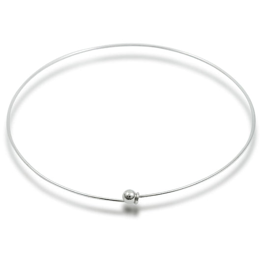 Indian Jewelry 925 Solid Sterling Silver Wire Necklace