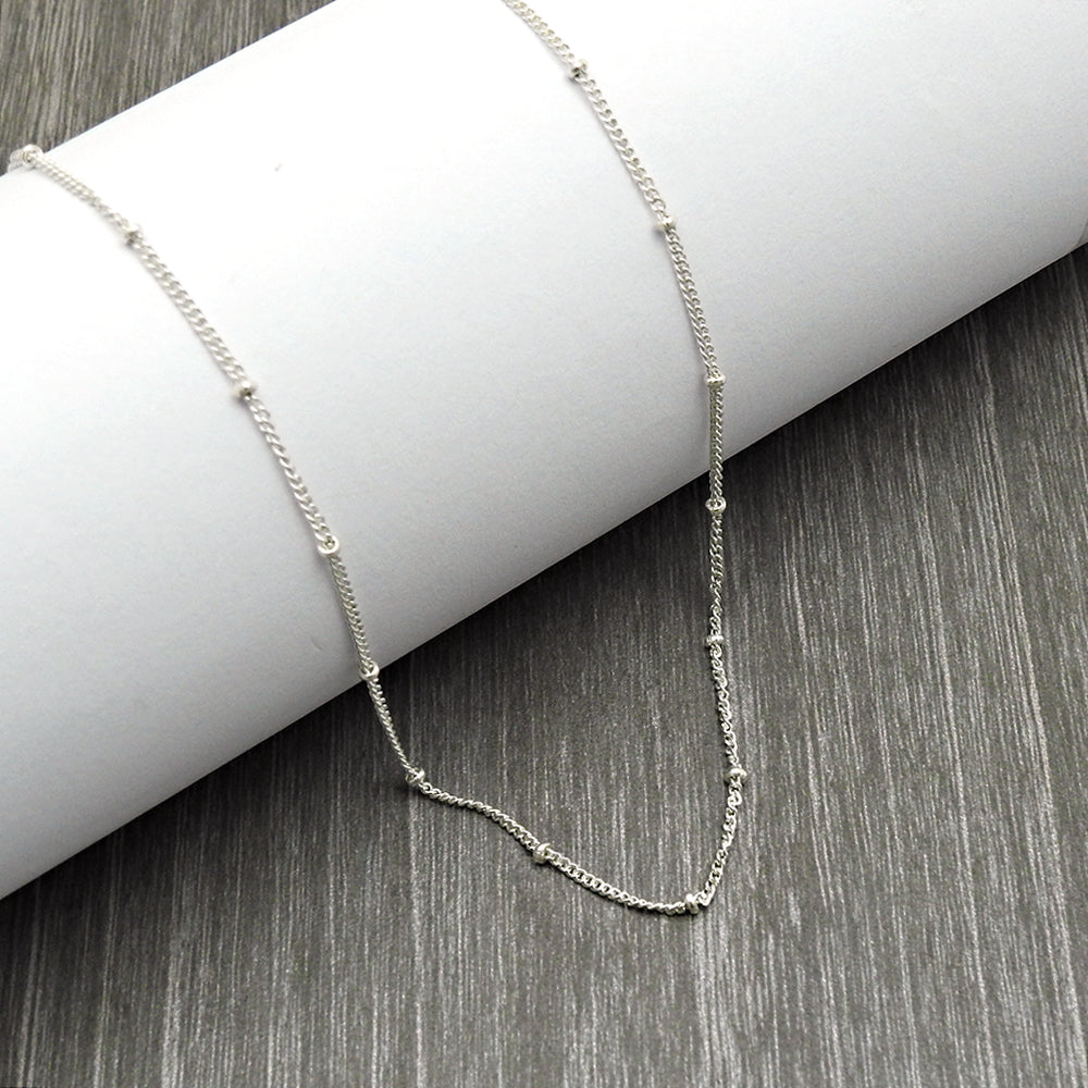 925 Solid Sterling Silver Necklace Chain