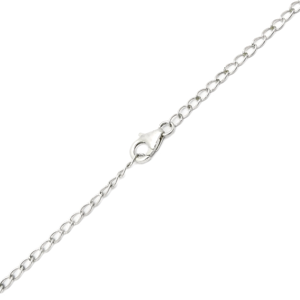 Oxidized Solid 925 Silver Indian Artisan Statement Necklace