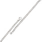 Solid 925 Silver Hanging Chain Statement Necklace