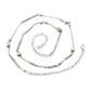 Solid 925 Sterling Silver Spring Chain Necklace