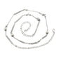 Solid 925 Sterling Silver Spring Chain Necklace