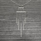 Solid 925 Sterling Silver Hanging Chain Necklace