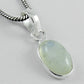 Birthday Gift 925 Silver Jewelry Rainbow Moonstone Gemstone Pendant Y44
