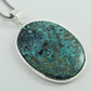 Natural Azurite Gemstone Pendant Ethnic Blue 925 Sterling Silver Jewelry R61