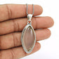 Gift For Her Rose Quartz Artisan Pendant 925 Sterling Silver Ethnic Jewelry K45