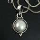 Natural Pearl Jewelry 925 Sterling Silver Pendant Boho For Girls X3