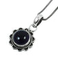 Round Natural Amethyst Trendy Engagement Vintage Daughter Pendant Solid Silver