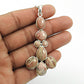 Birthday Gift Natural Rhodochrosite Pendant Tribal 925 Sterling Silver Q1