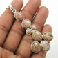 Birthday Gift Natural Rhodochrosite Pendant Tribal 925 Sterling Silver Q1