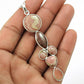 Birthday Gift 925 Silver Natural Rhodochrosite Gemstone Pendant Boho A29