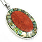 Shell Mother of Pearl Pendant 925 Sterling Silver Handmade Indian Jewelry