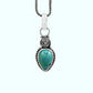 Gift For Her 925 Sterling Silver Jewelry Turquoise Gemstone Ethnic Pendant R13