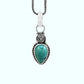 Gift For Her 925 Sterling Silver Jewelry Turquoise Gemstone Ethnic Pendant R13