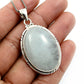 Birthday Gift Pendant Boho 925 Sterling Silver Natural Aquamarine Gemstone B31