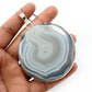 Birthday Gift Pendant Ethnic 925 Silver Natural Striped Onyx Gemstone D31