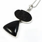 Gift For Her Natural Black Tourmaline 925 Sterling Silver Pendant Jewelry J65