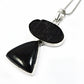 Gift For Her Natural Black Tourmaline 925 Sterling Silver Pendant Jewelry J65