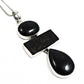 Daughters Day Deal Natural Black Tourmaline 925 Solid Silver Healing New Pendant