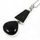 Healing Power Black Tourmaline Gemstone Pendant 925 Sterling Silver Jewelry R13
