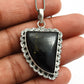 Birthday Gift Pendant Tribal 925 Silver Natural Tourmaline Gemstone S47