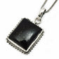 Cushion October Tourmaline Gemstone 925 Solid Silver Bezel Wife Art Deco Pendant