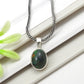 Natural Black Opal Solid 925 Silver Handmade Bezel Pendant