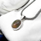 Black Opal Solid 925 Silver Bezel Pendant