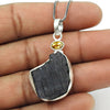 Daughters Day Sale Crystal Gemstone 925 Solid Silver Bezel Boho Pendant Jewelry
