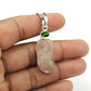Natural Green Onyx Gemstone Solid Silver Heart Chakra Trendy Pendant