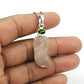 Natural Green Onyx Gemstone Solid Silver Heart Chakra Trendy Pendant