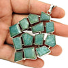 Natural Aquamarine Gemstone 925 Sterling Silver Pendant Bohemian For Girls C15