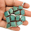 Natural Aquamarine Gemstone 925 Sterling Silver Pendant Bohemian For Girls C15
