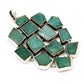 Birthday Gift Natural Aquamarine Gemstone Pendant Boho 925 Silver D15
