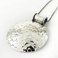 925 Sterling Silver Hammered Pendant Vintage Jewelry