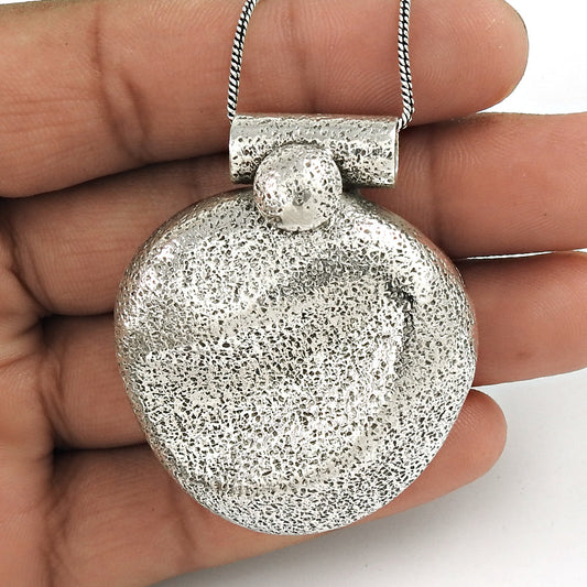 Vintage 925 Silver Unique Handmade Pendant