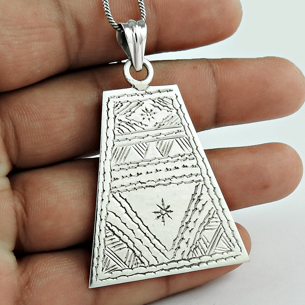 Sterling Silver Moroccan Berber Pendant