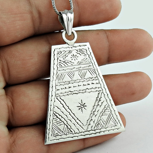 Sterling Silver Moroccan Berber Pendant
