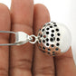 925 Sterling Silver Handcrafted Ball Pendant