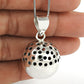 925 Sterling Silver Handcrafted Ball Pendant