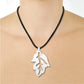925 Sterling Silver Handmade Leaf Pendant