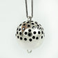 925 Sterling Silver Hollow Ball Pendant Jewelry